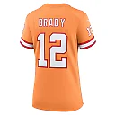 Zennovawear Women's Tampa Bay Buccaneers Tom Brady Orange Player Jersey