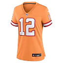Zennovawear Women's Tampa Bay Buccaneers Tom Brady Orange Player Jersey