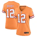 Zennovawear Women's Tampa Bay Buccaneers Tom Brady Orange Player Jersey