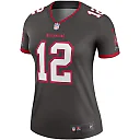 Zennovawear Women's Tampa Bay Buccaneers Tom Brady Pewter Alternate Legend Player Performance Top