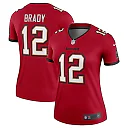 Zennovawear Women's Tampa Bay Buccaneers Tom Brady Red Team Legend Player Performance Top