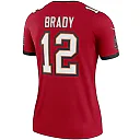 Zennovawear Women's Tampa Bay Buccaneers Tom Brady Red Team Legend Player Performance Top