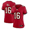 Zennovawear Women's Tampa Bay Buccaneers Trenton Gill Red Team Game Jersey