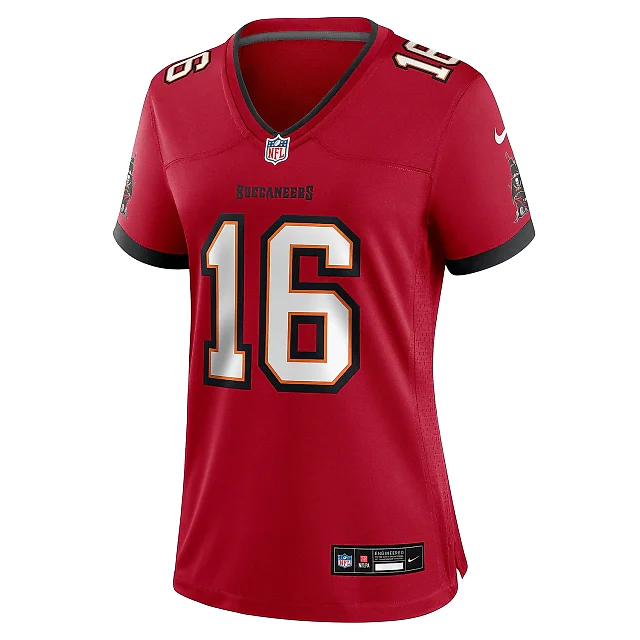 Zennovawear Women's Tampa Bay Buccaneers Trenton Gill Red Team Game Jersey