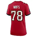 Zennovawear Women's Tampa Bay Buccaneers Tristan Wirfs Red Game Jersey