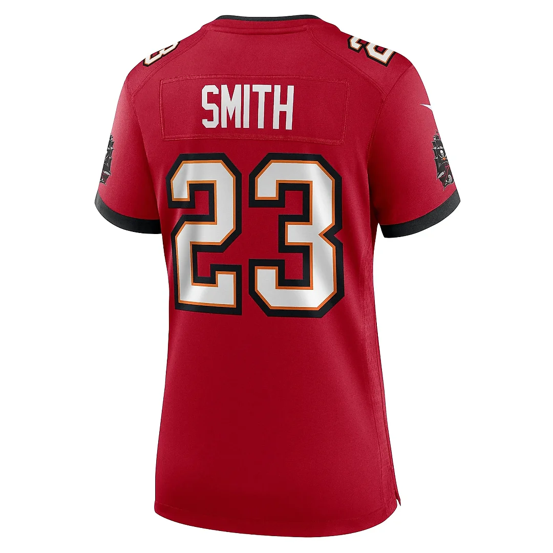 Zennovawear Women's Tampa Bay Buccaneers Tykee Smith Red Game Jersey
