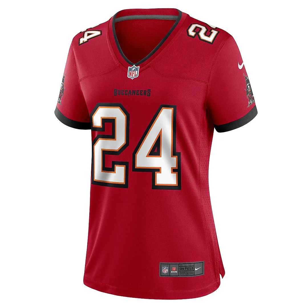Zennovawear Women's Tampa Bay Buccaneers Tyrek Funderburk Red Game Jersey