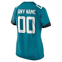 Zennovawear Women's Teal Jacksonville Jaguars Custom Team Jersey