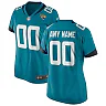 Zennovawear Women's Teal Jacksonville Jaguars Custom Team Jersey