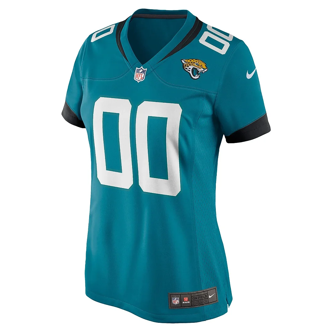 Zennovawear Women's Teal Jacksonville Jaguars Custom Team Jersey