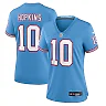 Zennovawear Women's Tennessee Titans DeAndre Hopkins Light Blue Oilers Throwback Player Game Jersey