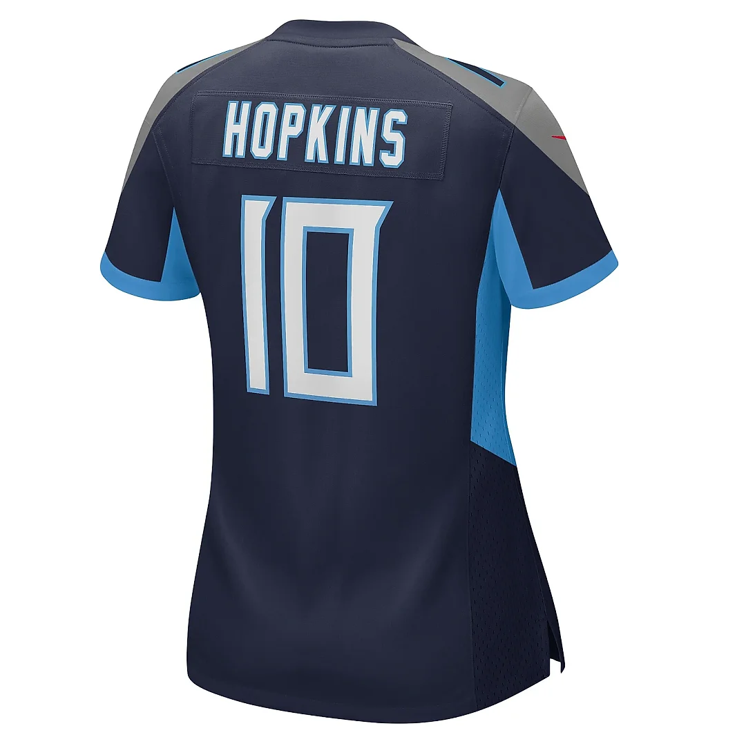 Zennovawear Women's Tennessee Titans DeAndre Hopkins Navy Game Jersey