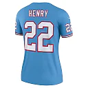 Zennovawear Women's Tennessee Titans Derrick Henry Light Blue Alternate Legend Player Performance Top
