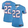 Zennovawear Women's Tennessee Titans Derrick Henry Light Blue Alternate Legend Player Performance Top