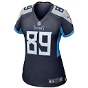 Zennovawear Women's Tennessee Titans Frank Wycheck Navy Game Retired Player Jersey