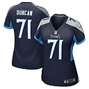 Zennovawear Women's Tennessee Titans Jaelyn Duncan Navy Game Jersey