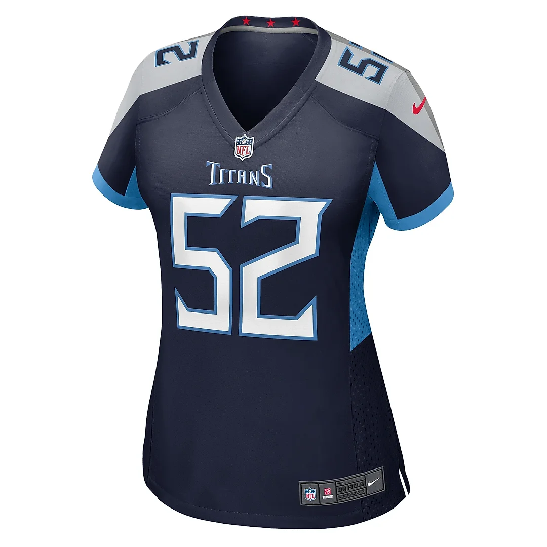 Zennovawear Women's Tennessee Titans James Williams Navy Game Jersey