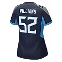 Zennovawear Women's Tennessee Titans James Williams Navy Game Jersey
