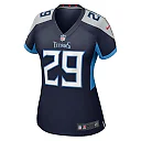 Zennovawear Women's Tennessee Titans Jarvis Brownlee Jr. Navy Game Jersey