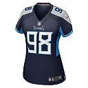Zennovawear Women's Tennessee Titans Jeffery Simmons Navy Game Jersey