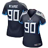 Zennovawear Women's Tennessee Titans Jevon Kearse Navy Game Retired Player Jersey