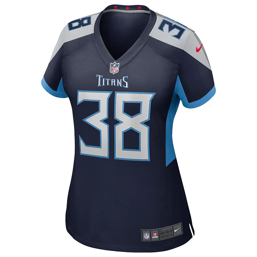 Zennovawear Women's Tennessee Titans L'Jarius Sneed Navy Team Game Jersey
