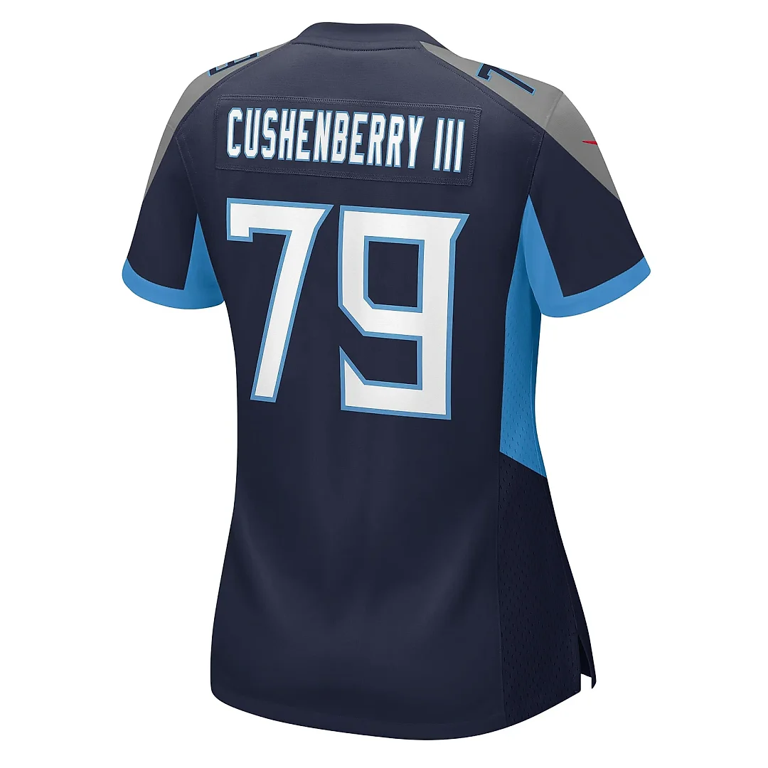 Zennovawear Women's Tennessee Titans Lloyd Cushenberry III Navy Game Jersey