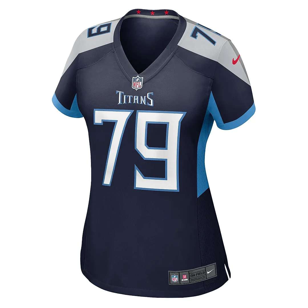 Zennovawear Women's Tennessee Titans Lloyd Cushenberry III Navy Game Jersey