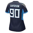Zennovawear Women's Tennessee Titans Marlon Davidson Navy Game Jersey