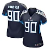 Zennovawear Women's Tennessee Titans Marlon Davidson Navy Game Jersey