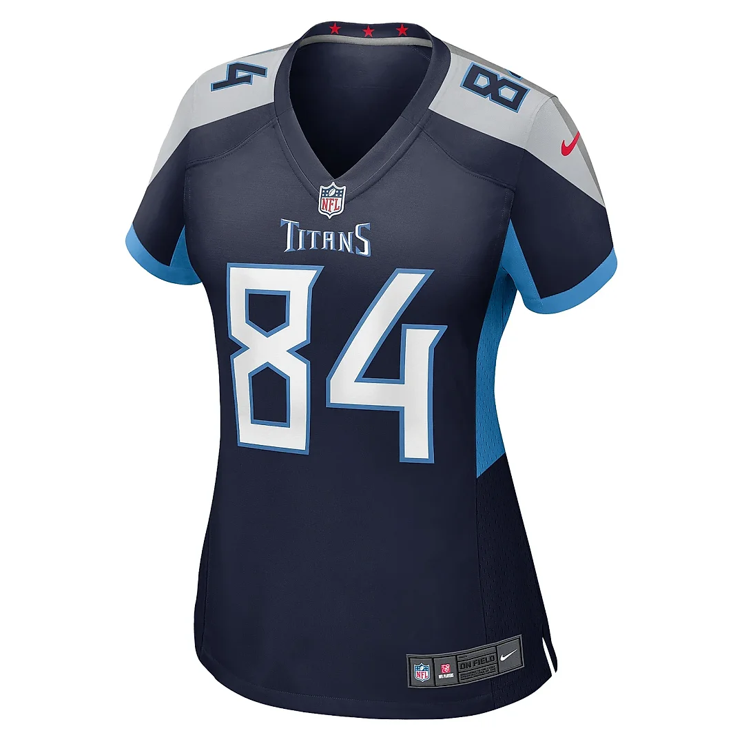 Zennovawear Women's Tennessee Titans Nick Vannett Navy Game Jersey