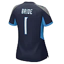 Zennovawear Women's Tennessee Titans Number 1 Bride Navy Game Jersey