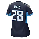 Zennovawear Women's Tennessee Titans Quandre Diggs Navy Game Jersey