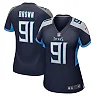 Zennovawear Women's Tennessee Titans Shakel Brown Navy Game Jersey
