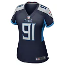 Zennovawear Women's Tennessee Titans Shakel Brown Navy Game Jersey