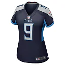 Zennovawear Women's Tennessee Titans Steve McNair Navy Game Retired Player Jersey