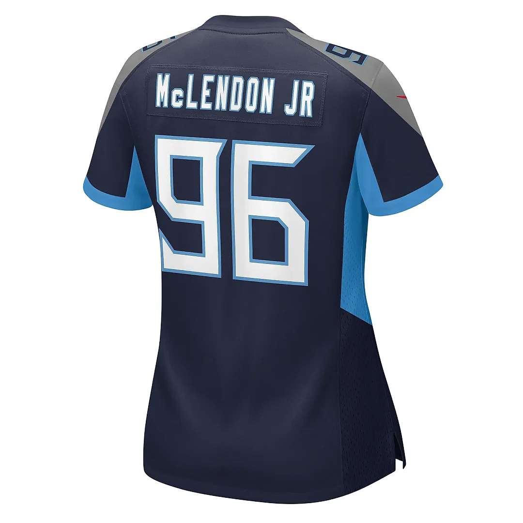 Zennovawear Women's Tennessee Titans TK McLendon Jr. Navy Game Jersey