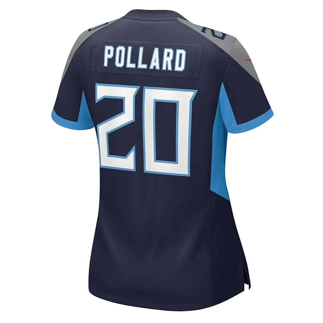 Zennovawear Women's Tennessee Titans Tony Pollard Navy Game Jersey