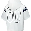 Zennovawear Dallas Cowboys Women's Mesh Short Sleeve Hoodie T-Shirt - White