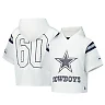 Zennovawear Dallas Cowboys Women's Mesh Short Sleeve Hoodie T-Shirt - White
