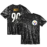 Zennovawear T.J. Watt Pittsburgh Steelers Women's Player Name & Number V-Neck Fashion Jersey - Black