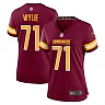 Zennovawear Women's Washington Commanders Andrew Wylie Burgundy Game Player Jersey