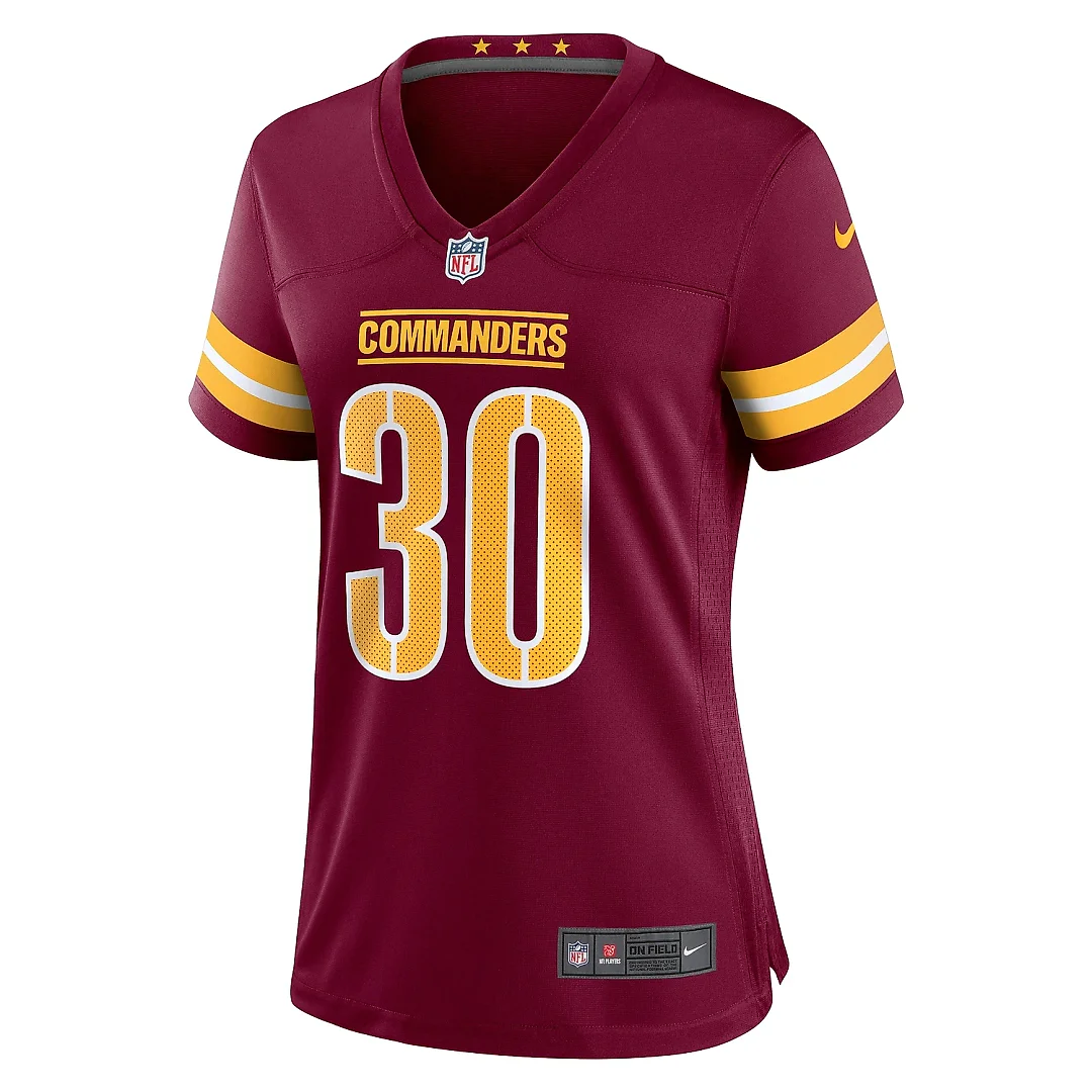 Zennovawear Women's Washington Commanders Austin Ekeler Burgundy Game Player Jersey