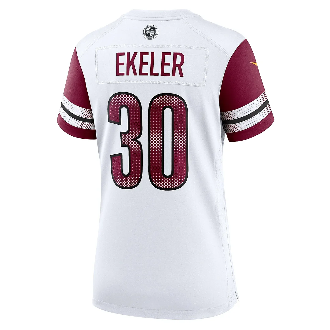 Zennovawear Women's Washington Commanders Austin Ekeler White Game Jersey