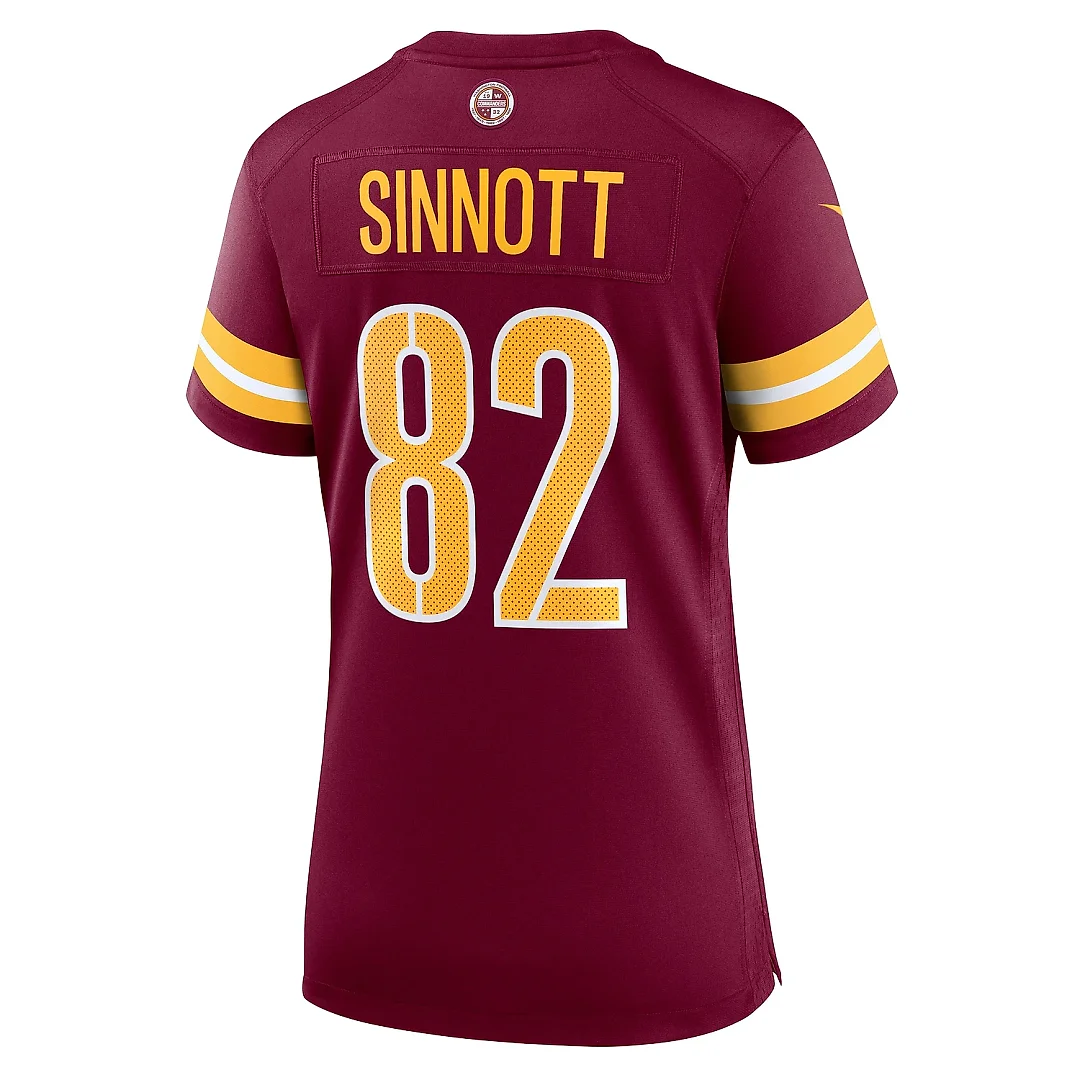 Zennovawear Women's Washington Commanders Ben Sinnott Burgundy Game Jersey