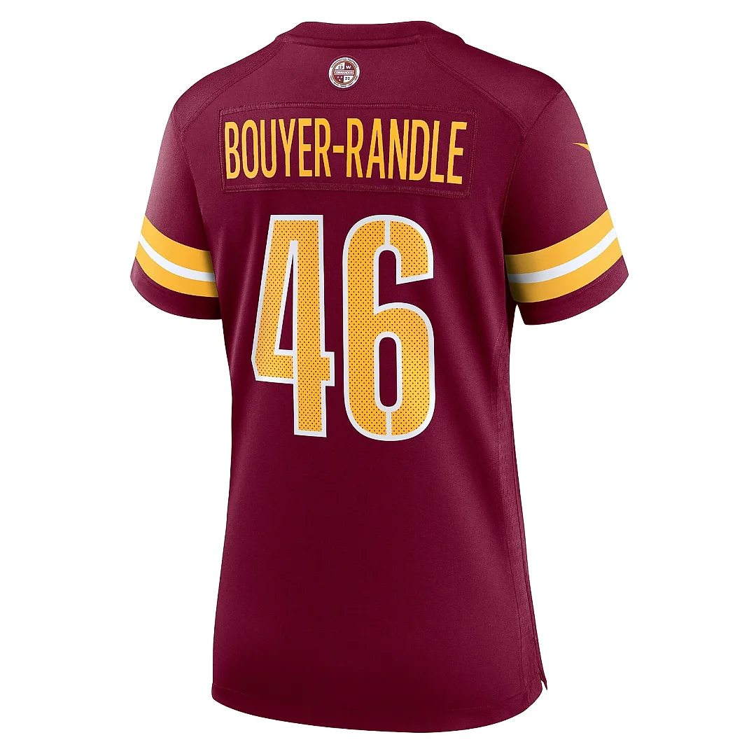 Zennovawear Women's Washington Commanders Brandon Bouyer-Randle Burgundy Game Jersey
