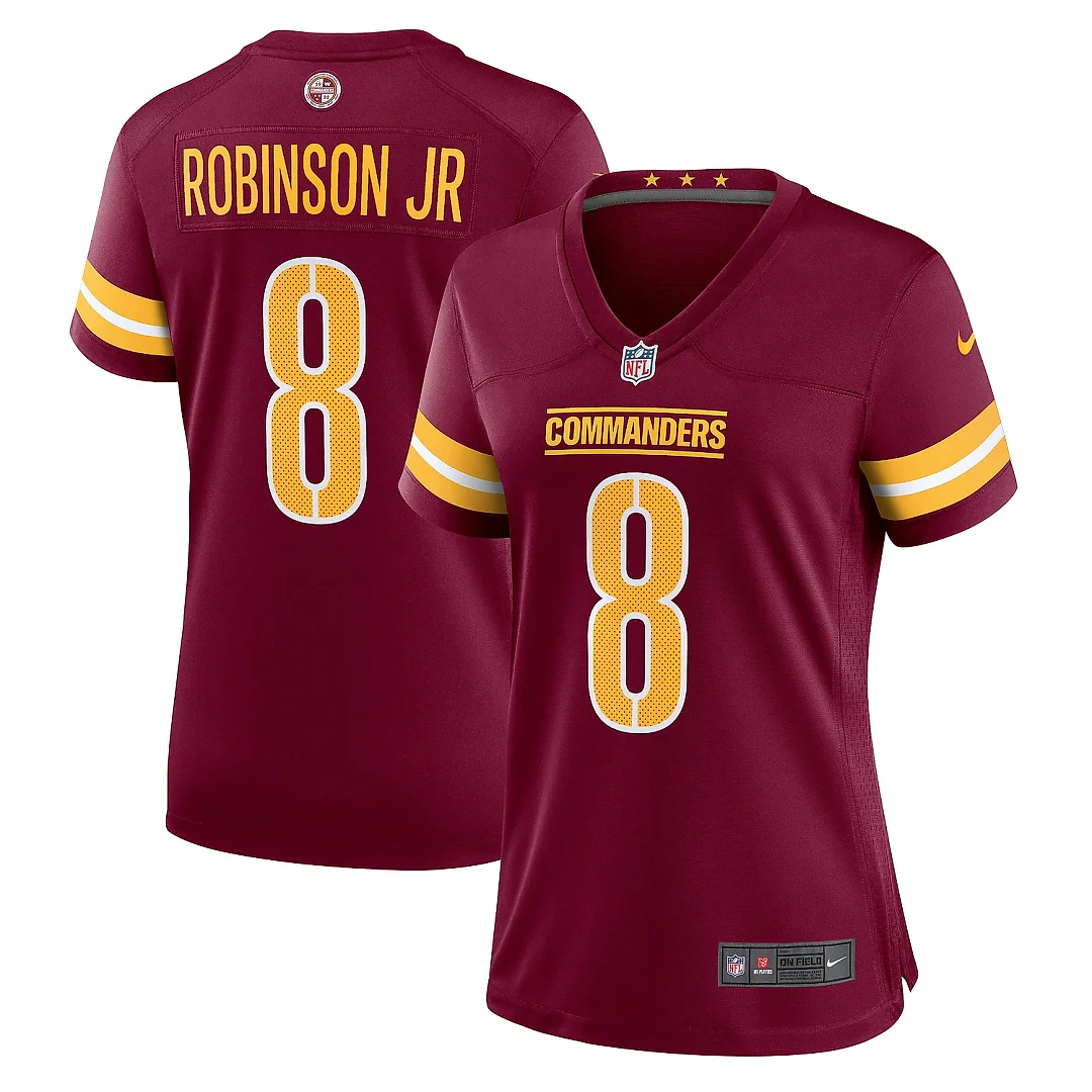 Zennovawear Women's Washington Commanders Brian Robinson Burgundy Player Game Jersey