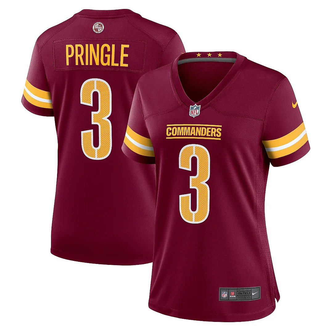 Zennovawear Women's Washington Commanders Byron Pringle Burgundy Game Jersey