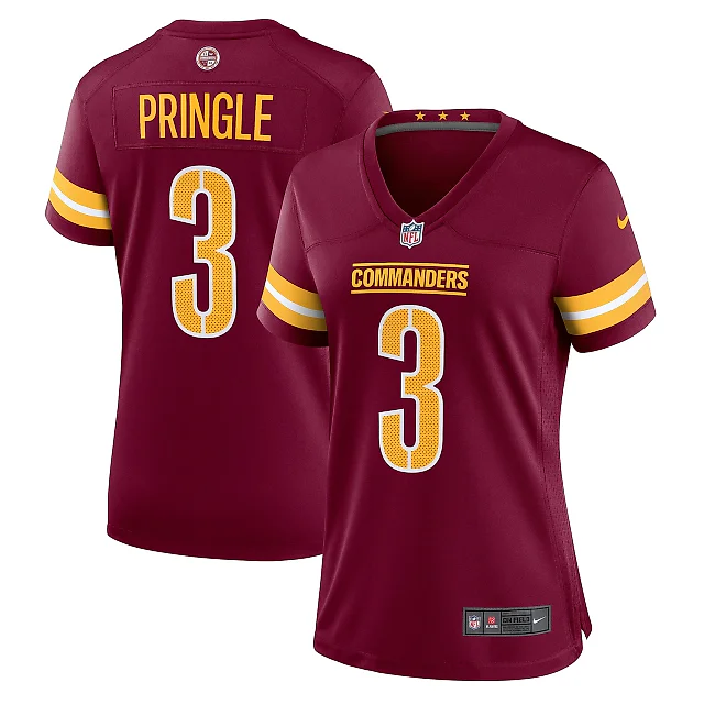 Zennovawear Women's Washington Commanders Byron Pringle Burgundy Game Jersey