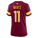Zennovawear Women's Washington Commanders Carson Wentz Burgundy Game Jersey